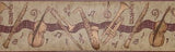 York Jazz Instruments Wallpaper Border - GY8674B