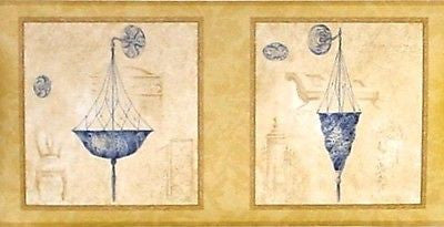 York Asian Lantern Architectural Wallpaper Border - RG3759B