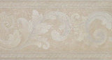 Brewster Satin Leaf Scroll Wallpaper Border - 323B28062