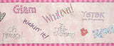 Sassy Girl! Sayings Wallpaper Border - SB10265B