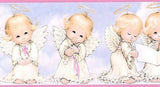 Chesapeake Baby Angels (pink) Wallpaper Border - FF03262B