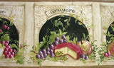York Cheese & Fruit Wallpaper Border - KM7848B