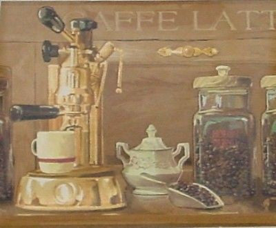 York Caffe Latte Gold/Brown Wallpaper Border - DB3614B