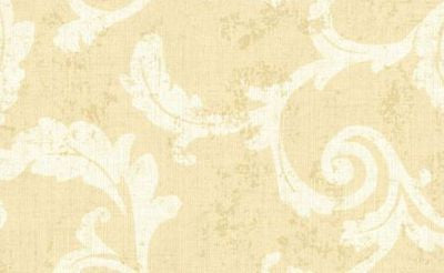 Beacon House Honey Gold/Cream Scroll Wallpaper - 48317