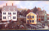 Brewster Donna Dewberry Country Village on the River Wallpapr Border - WM96215