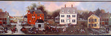 Brewster Donna Dewberry Country Village on the River Wallpapr Border - WM96215