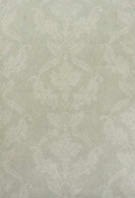Warner Light Green & Cream Aged Damask Textured Wallpaper - PAL.8021