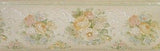 Brewster Off White w/Pastel Flower Clusters Wallpaper Border - 946B71552