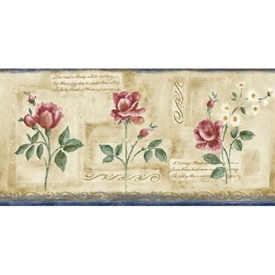 Sanita Rose Wallpaper Border - CZ012132B