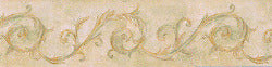Blonder Architectural Scroll (light green) Wallpaper Border - IL42026B