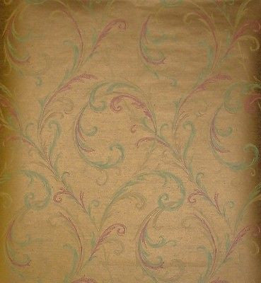 York Multi Colored Scroll Wallpaper - LT9552