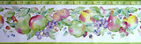 Eisenhart Wallcoverings Bright Green Fruit Wallpaper Border - SKT12311