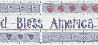 Americana "God Bless America" Border - 5806901