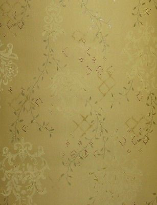 York Sage Damask Leaf Trail  Wallpaper - OT4026