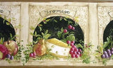 York Cheese & Fruit Wallpaper Border - KM7848B