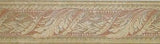 Brewster Honey Gold/Terracotta Leaf Scroll Wallpaper Border - 61389
