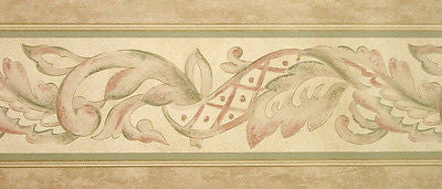 Imperial Ribbon and Scroll Wallpaper Border - 41666250