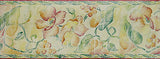 Brightly Colored Watercolor Floral Wallpaper Border - TS22053B