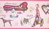 Village City Girl Wallpaper Border - 5810506