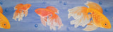 Brewster Donna Dewberry Painted Goldfish (blue) Wallpaper Border 233B61006