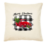 Christmas Canvas Throw Pillows 17x17