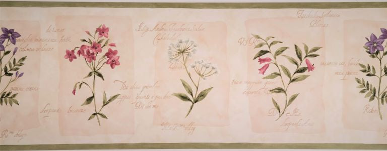 CORNERSTONE, ITALIAN, FLORIAL WALLPAPER BORDER - 3578986