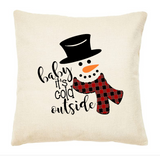 Christmas Canvas Throw Pillows 17x17