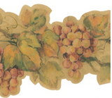 Villa Tuscana Grape Wallpaper Border - 57562B
