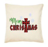 Christmas Canvas Throw Pillows 17x17