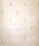Textured White with Blue and Pink Flowers Wallpaper - 6423-18