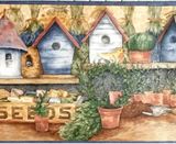 Gardening Shed Wallpaper Border - ACS59034B