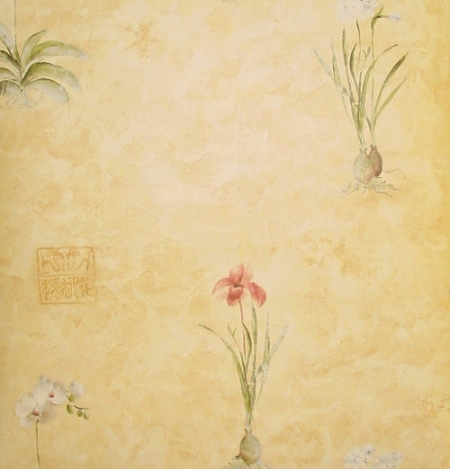 Wallquest God Faux with Asian "Han character" -BL60503