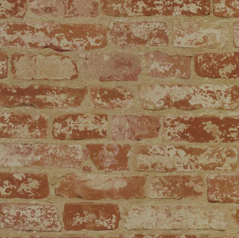 York Faux Brick Country Keepsakes Up The Wall Wallpaper - BZ9206