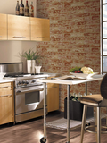York Faux Brick Country Keepsakes Up The Wall Wallpaper - BZ9206