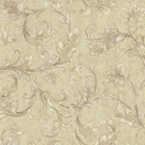 YORK WALLCOVERINGS, ACANTHUS LEAF TRAIL WALLPAPER - EP6165