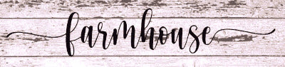 "FARMHOUSE" Wall Sticker Vinyl Sticker