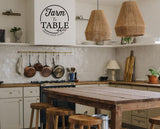 "FARM TO TABLE" Wall Sticker Vinyl Sticker