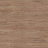 Brewster Burgundy & Gold Faux Grass Cloth Wallpaper - FD59639