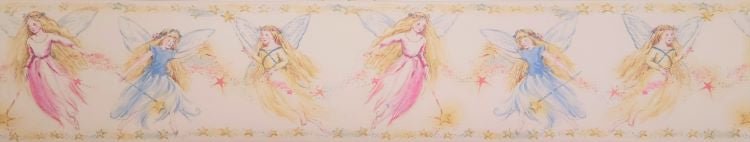 Brewster Magical Fairies Wallpaper Border - FDB00998