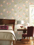 York Graystone Estate Whitworth Peony, Pearl/Blush Pink Wallpaper - HD6920