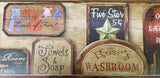 Rose's Washroom, Towels & Soap border DP80974