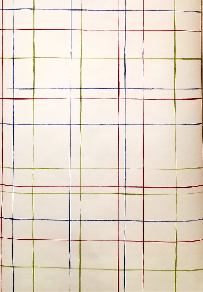 Chesapeake Primary Plaid wallpaper - KBE13131