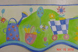 Norwall Busy Bee Garden Wallpaper Border - GR73519DC