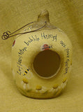 "Bubble Bugs" Ceramic Birdhouse - 29544