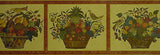 Brewster Traditional Fruit Basket Wallpaper Border - H3134B