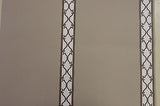 Brewster Taupe, Brown & White Damask Stripe Wallpaper - FD62949