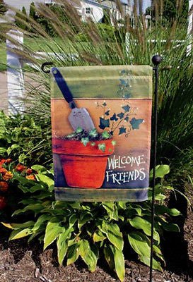 Welcome Friends Small Garden Flag - 33949
