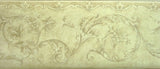 York Two Tone Brown Scroll Wallpaper Border - LE4403B