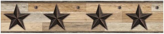 YORK, RUSTIC LIVING, PALLET STAR BORDER - LG1315BD