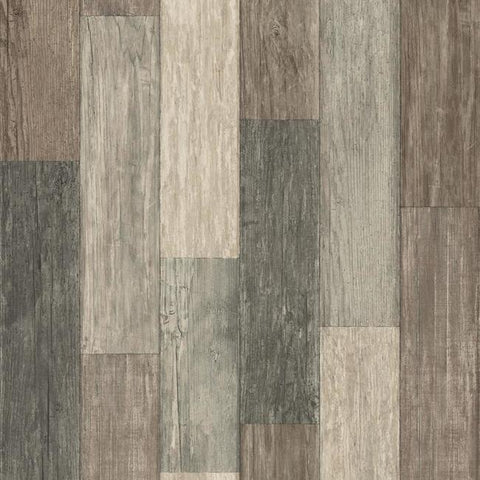 YORK WALLCOVERINGS, PALLET BOARD GRAYS WALLPAPER - LG1402